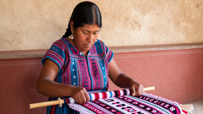 Cuáles son los periodos y ubicación de la cultura huasteca 5 Mujer huasteca tejiendo textiles tradicionales