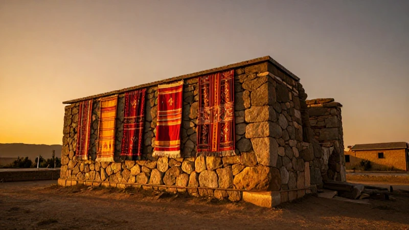 Qué culturas andinas han marcado la historia del Perú 4 Arquitectura inca, texturas vibrantes, atardecer dorado