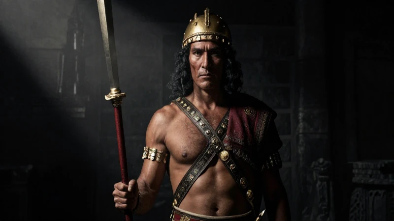 Combate épico con sombras cinematográficas