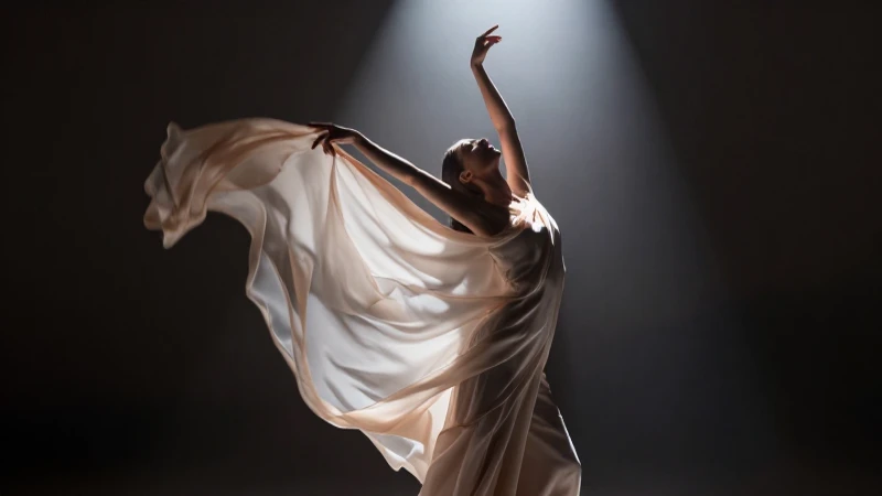 Bailarín contemporáneo, atmósfera etérea e intensa