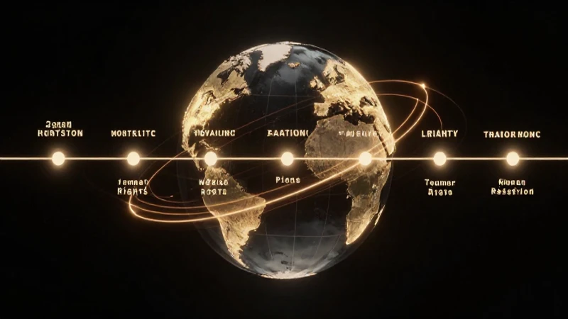Derechos Humanos: Línea del Tiempo de sus Generaciones Clave 7 Derechos humanos iluminados en el mundo