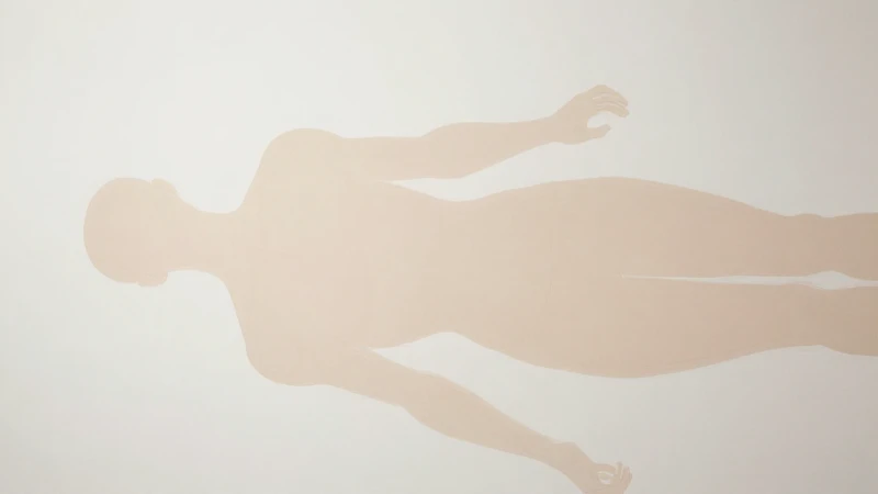 Diagrama anatómico del torso con luz suave