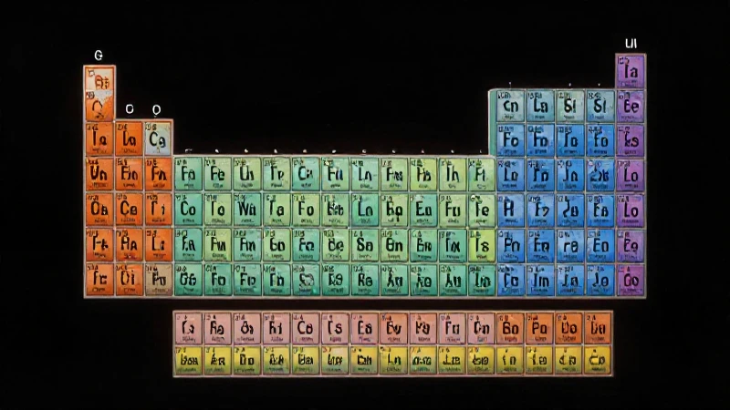 Ilustración científica centrada con gases nobles destacados