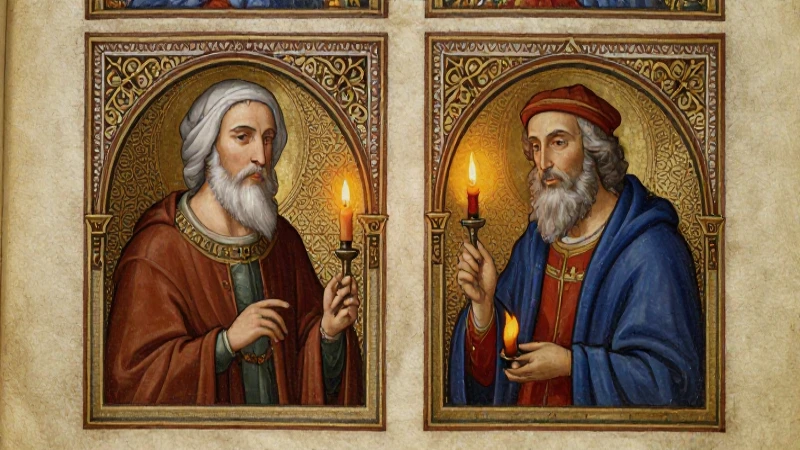 Cómo ha evolucionado el conocimiento a lo largo del tiempo 3 Iluminación medieval con retratos y cálida luz