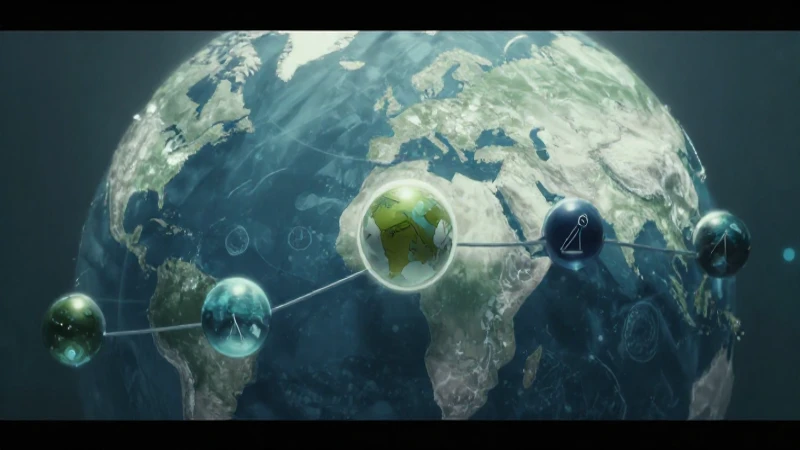 Cronología visual: sostenibilidad interconectada a nivel mundial