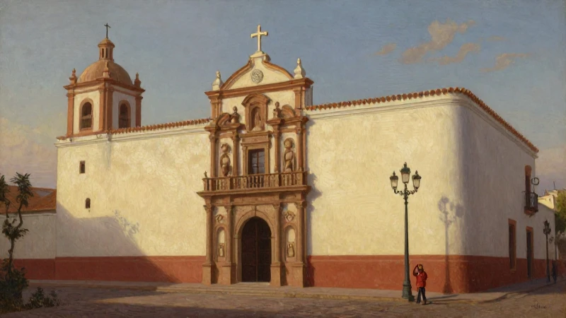 Pintura detallada, luz cálida, estilo colonial