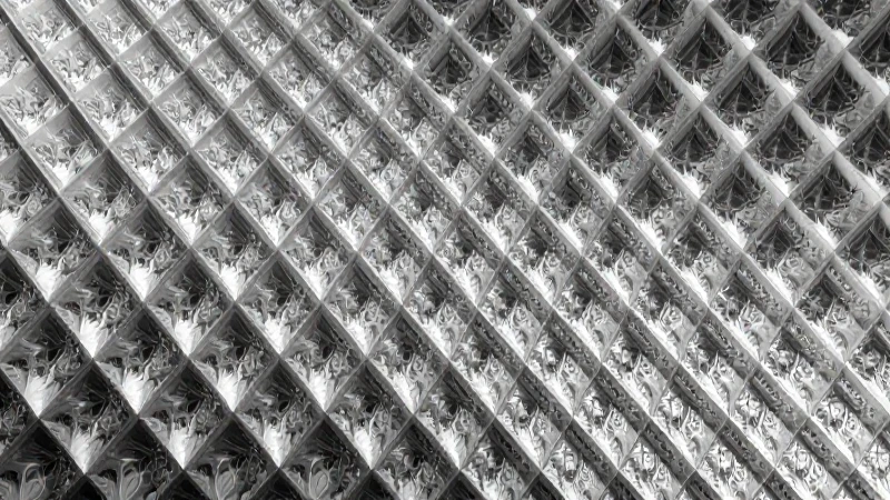Esquema Diagonales: El arte de la simetría asimétrica 3 Arte fractal abstracto en alta resolución