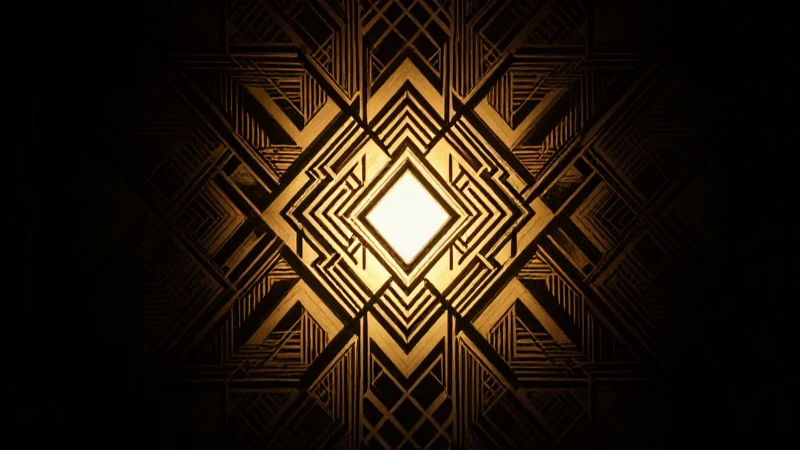 Esquema Diagonales: El arte de la simetría asimétrica 4 Diseño diagonal con luz dramática y enfoque