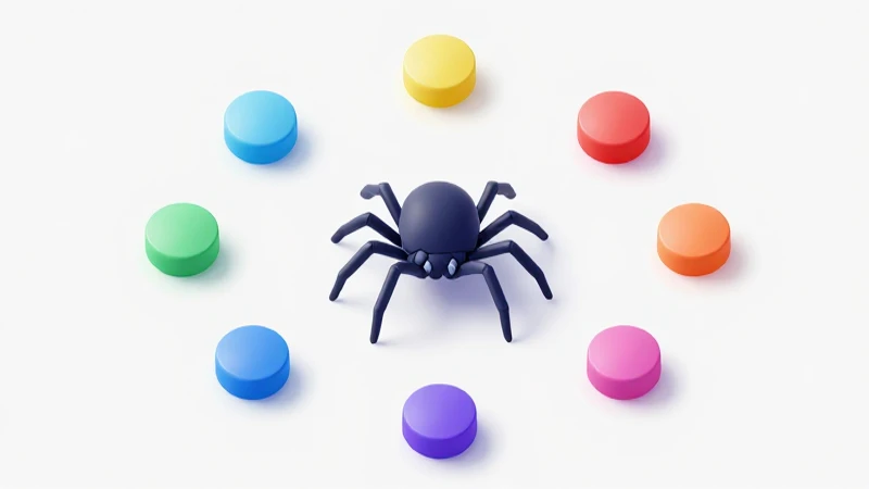 Es útil el diagrama de araña para mapas conceptuales 7 Diagrama de araña con nodos coloridos