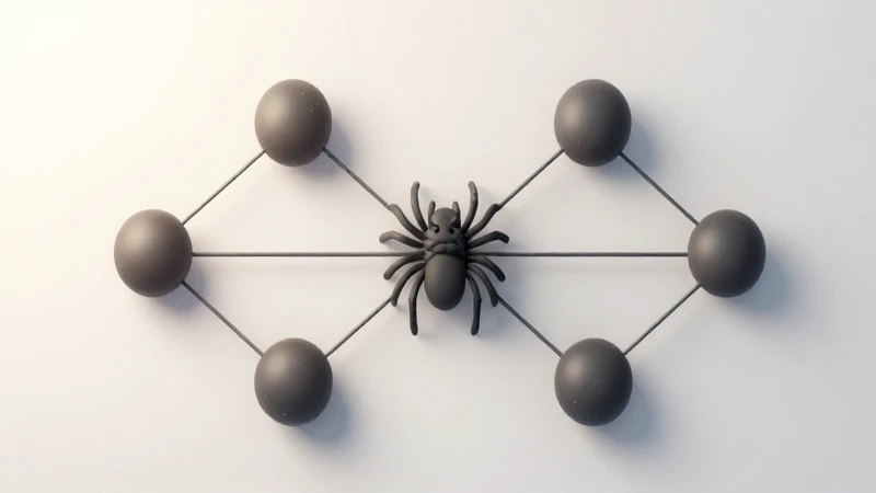 Es útil el diagrama de araña para mapas conceptuales 5 Diseño minimalista abstracto con nodos interconectados