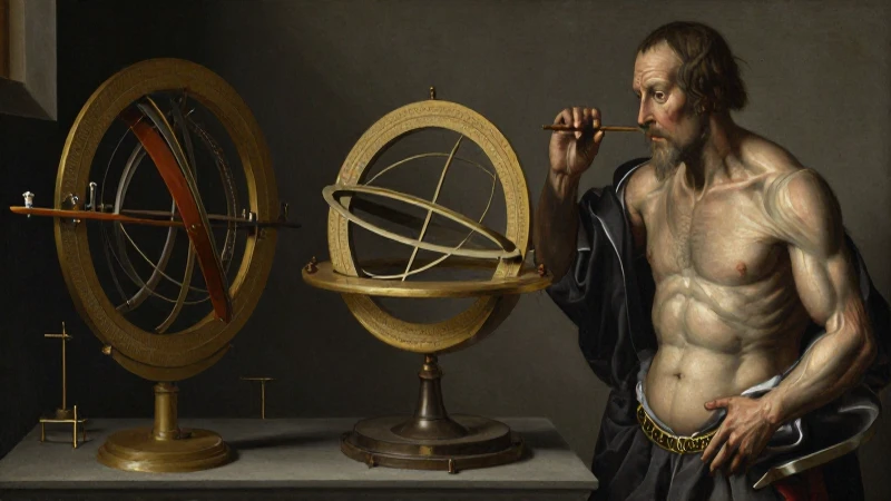 Arte renacentista con luz y detallada anatomía