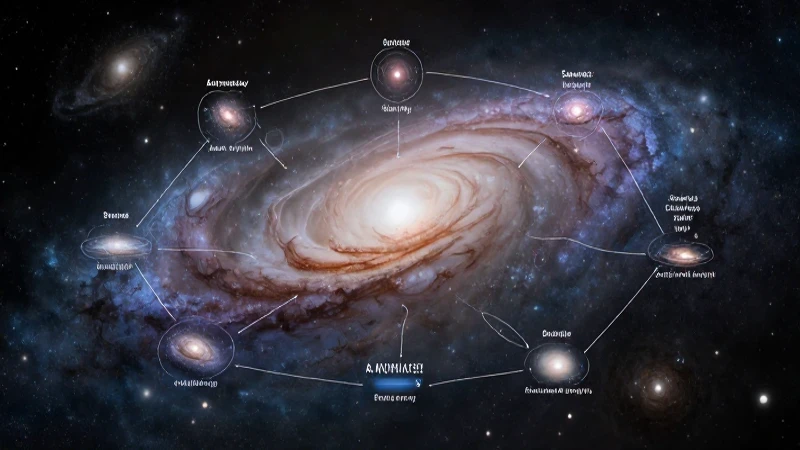 Galaxias arremolinándose en luz suave cinematográfica