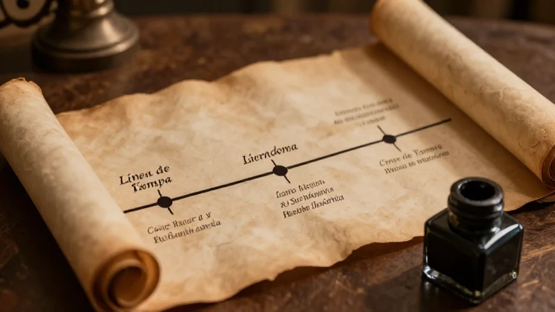 Línea de Tiempo: Cómo Hacerla y Su Relevancia Histórica 4 Pergamino antiguo revela historia en película
