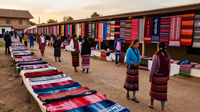 La línea del tiempo de Oasisamérica: Culturas y Economía 7 Mercado indígena vibrante, luz dorada detallada