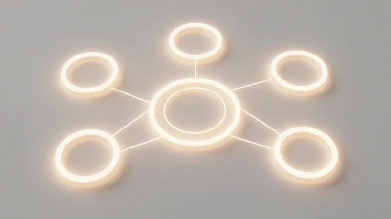 Mapa conceptual de factores abióticos: ejemplos y físicos 3 Diagrama circular brillante con diseño limpio