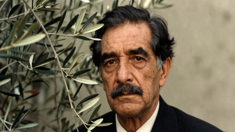 Retrato nostálgico de Neruda bajo luz suave