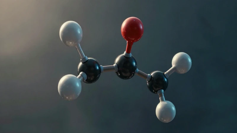 Estructura atómica con luz cinematográfica detallada