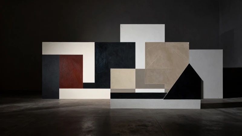 Cuáles son las claves de la Línea del Tiempo de Vanguardias 7 Arte abstracto con luces y contrastes marcados