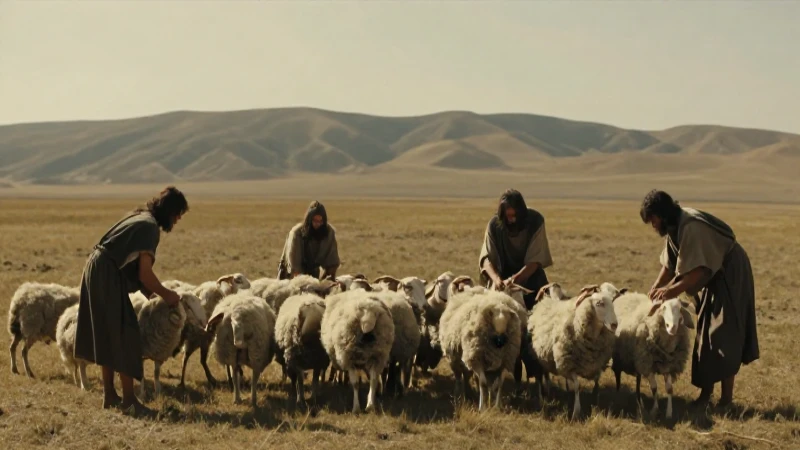 Cuáles son los hitos de la era primitiva en una línea del tiempo 8 Humanos antiguos pastoreando ovejas a plena luz