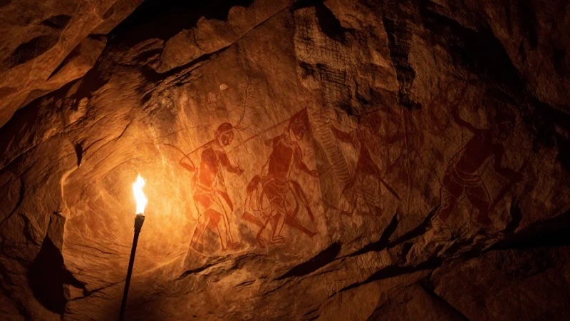 Cuáles son los hitos de la era primitiva en una línea del tiempo 5 Pintura rupestre a la luz del fuego antiguo