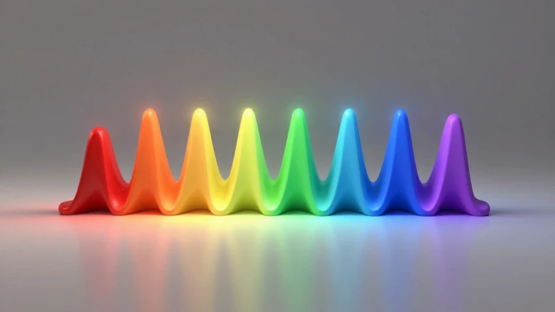 El Esquema del Espectro Electromagnético 8 Espectro electromagnético colorido con ondas suaves
