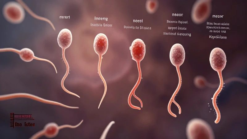 Esquema de la Espermatogénesis: Un Proceso Fundamental para la Reproducción Masculina 5 Células espermáticas en meiosis, con luz dramática