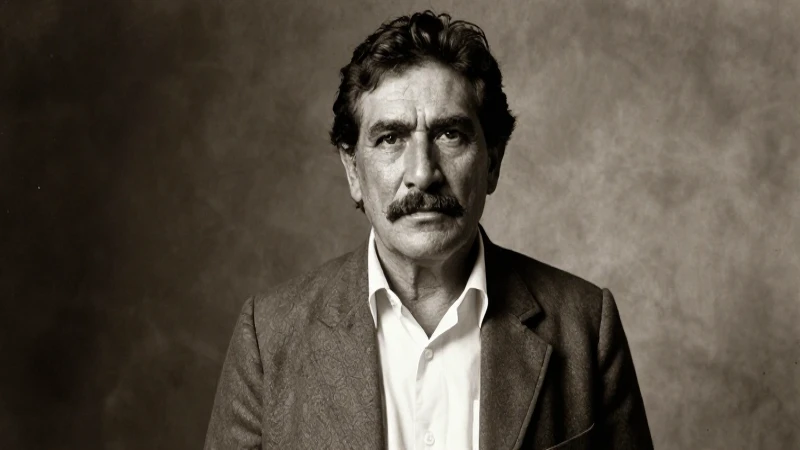 Zapata austero, retratado en tonos sépia