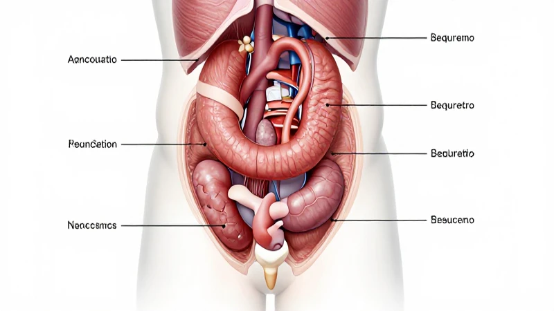 Esquema anatómico del sistema urinario humano
