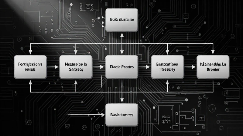 Diagrama esquemático con iluminación dramática