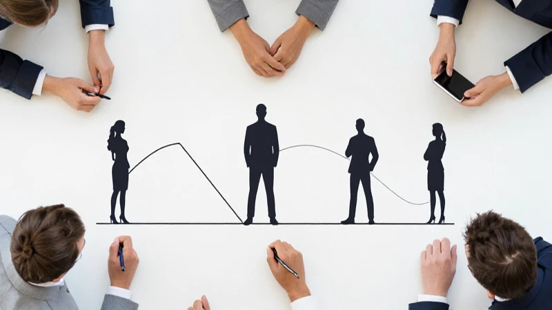 Ejemplo de organización lineal: qué es y cómo se aplica 7 Negocios minimalistas con líneas conectadas