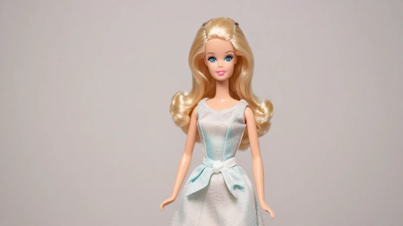 Barbie vintage con vestido años sesenta