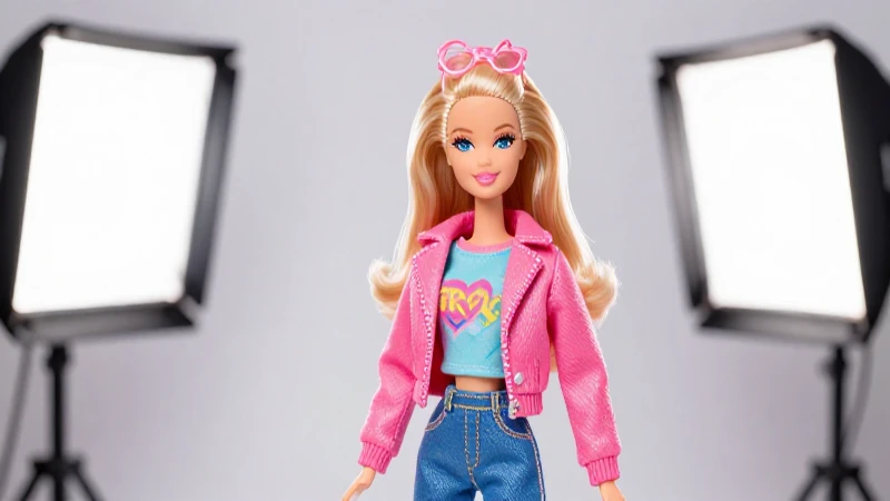 Barbie en los noventa, luz brillante