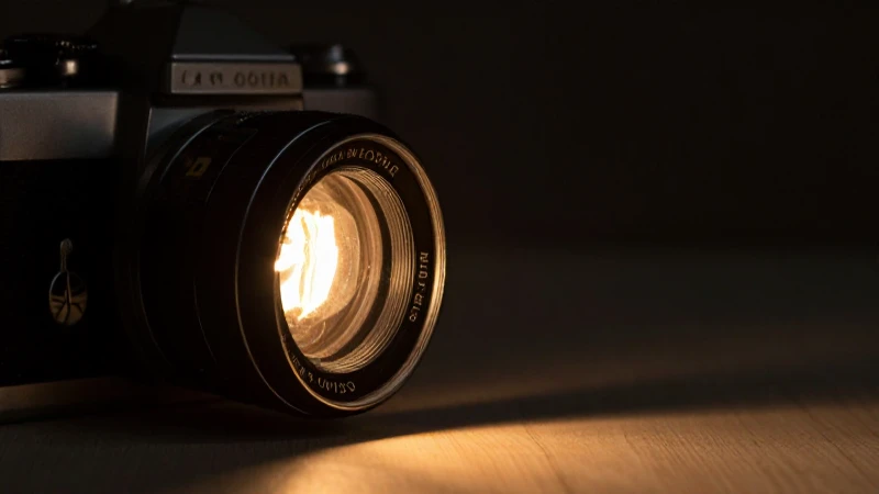 Iluminación dramática con enfoque suave y vintage