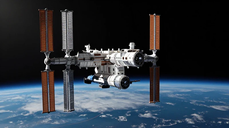 Cuál ha sido la evolución de la ingeniería en la historia 7 Estación espacial futurista orbita la Tierra dramáticamente