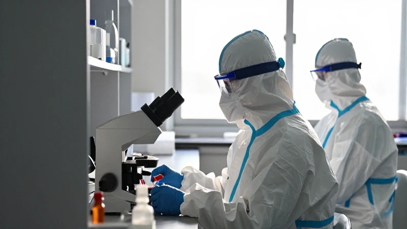 Investigación médica bajo luz dramática