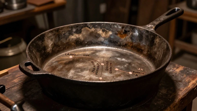 Hierro fundido: utensilio histórico, caluroso y duradero