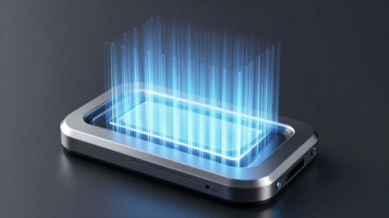 Visualización holográfica futurista y elegante