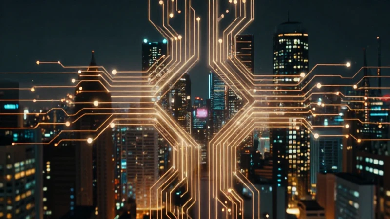 Cuál ha sido la evolución de los lenguajes de programación 8 Ciudades futuristas brillan con código abstracto