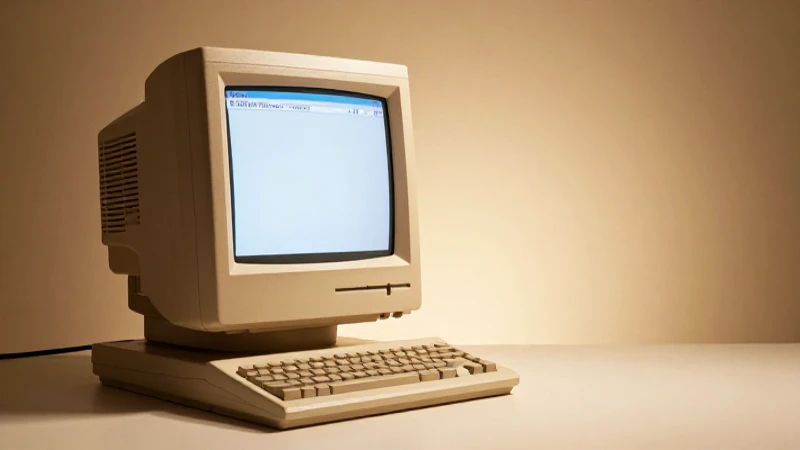 Pantalla MS-DOS, ambiente cálido y retro