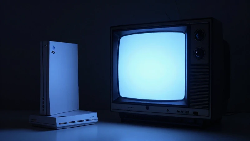 Iluminación volumétrica en consola retro