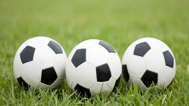 Cómo ha cambiado el balón de fútbol a lo largo del tiempo 6 Balones antiguos sobre césped, luz suave