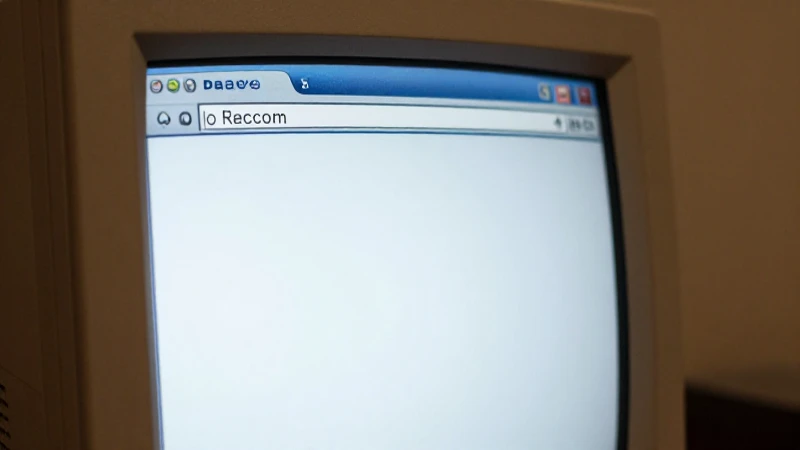 Cuál es la evolución histórica del impacto del Internet 7 Pantalla antigua muestra páginas web con brillo cálido