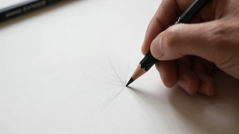 Dibujo suave a lápiz grafito vintage