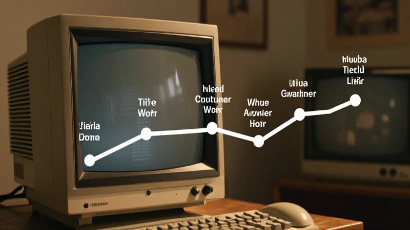 Evolución del software educativo: línea de tiempo histórica 7 Monitor antiguo con iluminación cinematográfica cálida