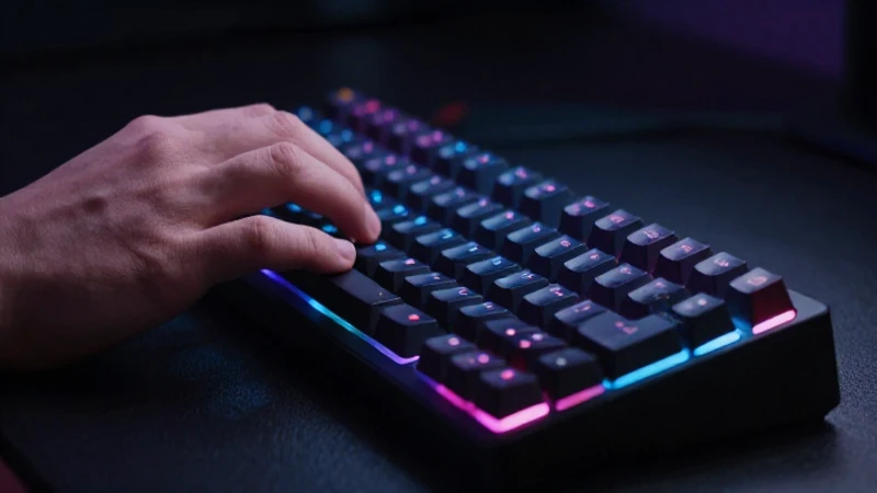 Cuál es la historia y evolución del teclado a través del tiempo 7 Teclado mecánico, juego, iluminación dramática y enfoque selectivo