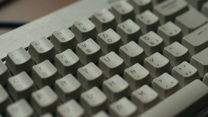 Cuál es la historia y evolución del teclado a través del tiempo 5 Teclado antiguo iluminado con textura granulada