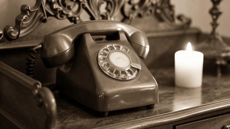 Cuál ha sido la evolución histórica del teléfono en el tiempo 3 Fotografía nostálgica con detalles cálidos y suaves