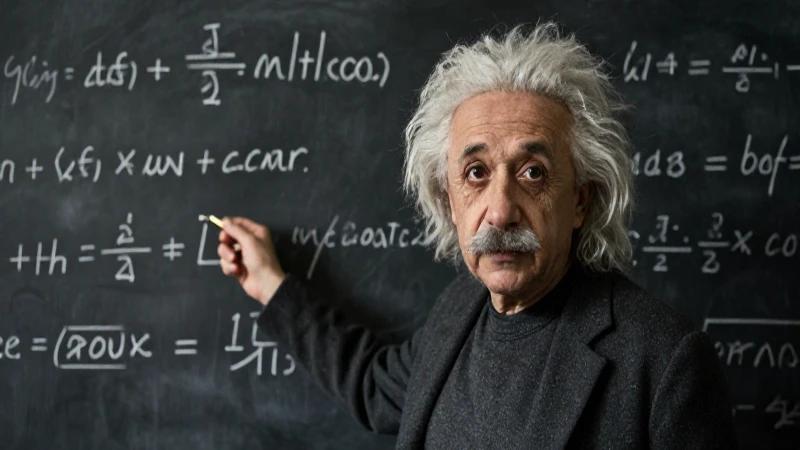 Cuáles fueron la vida y descubrimientos de Einstein 5 Einstein escribe ecuaciones bajo luz cálida