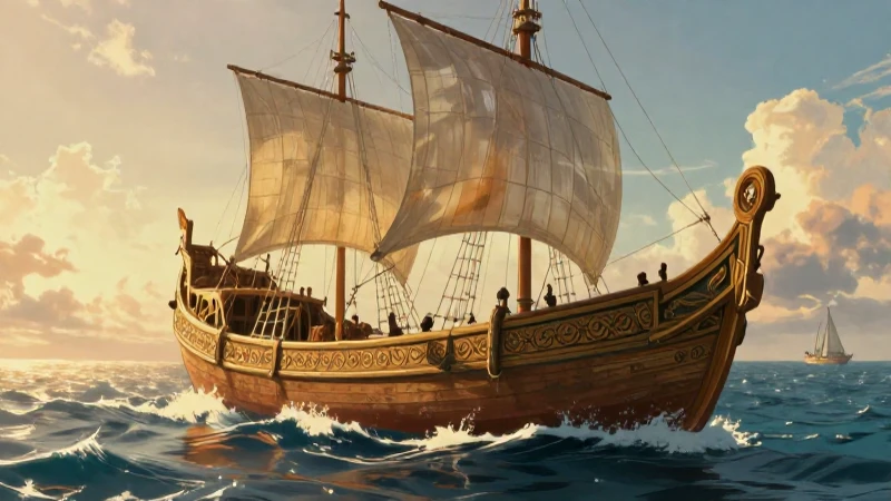 Qué incluye el mapa conceptual de constructores en Fenicia 4 Barco fenicio, Mediterráneo: ilustración cinematográfica Cálida