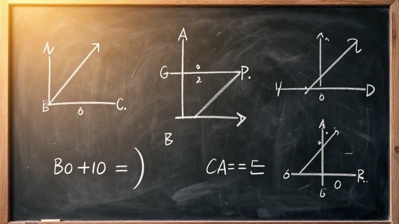 Diagrama físico sobre pizarra con luz cálida